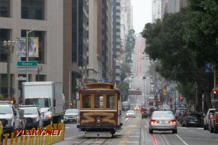 Cable Car na California Street, 8. 2. 2020 © Libor Peltan