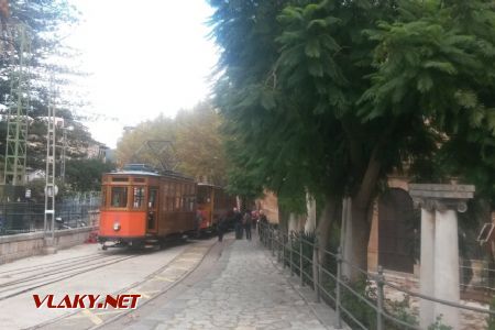 Sóller: Konečná tramvaje pod nádražní budovou © Tomáš Kraus, 24.11.2019