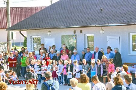 Vystúpenie detí v Jablonici - obec sa postarala o zaujímavé spestrenie programu; 14.09.2019 © Marko