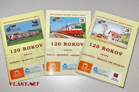Séria publikácií ''120 ročníc'', vydaných KPŽT; 14.09.2019 © Marko