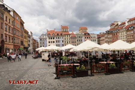 04.07.2019 – Varšava: náměstí Rynek v centru města v sobě koncentruje všechny atrakce cestovního ruchu © Dominik Havel