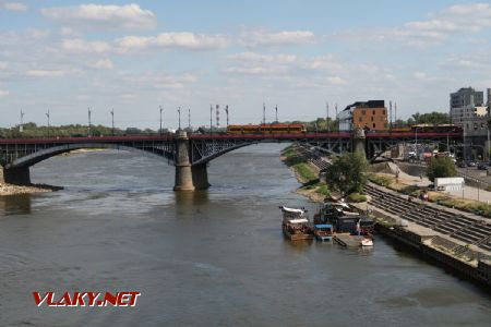 04.07.2019 – Varšava: intenzivní provoz MHD na Mostě Poniatowskiego © Dominik Havel