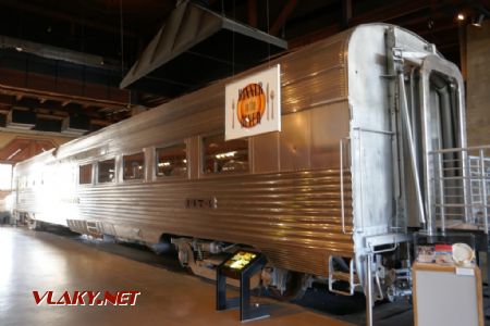 Muzeum železnic Sacramento: jídelní vůz, 11. 2. 2020 © Libor Peltan