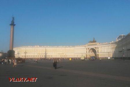 St. Petersburg: Dvorcovaja ploščaď (Palácové náměstí) © Tomáš Kraus, 6.8.2019