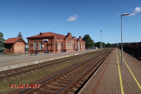 06.07.2019 – Celkový pohled na železniční stanici Jonava © Dominik Havel