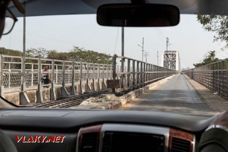 Marec 2020 - Cestno-železničný most Sagaing, Mandalay © Tomáš Votava