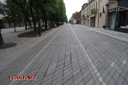 06.07.2019 – Kaunas: rekonstruovaná východní část bulváru Laisvės aleja © Dominik Havel