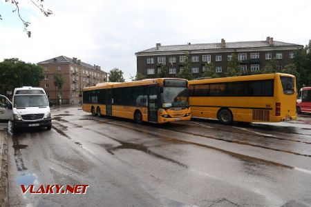 07.07.2019 – Daugavpils: regionální autobus typu Scania OmniLink CL94UB z roku 2005 nese ještě nápisy předchozího dopravce Skånetrafiken ze Švédska © Dominik Havel