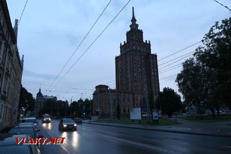 07.07.2019 – Riga: budova Akademie věd v typicky stalinském slohu kousek od nádraží © Dominik Havel