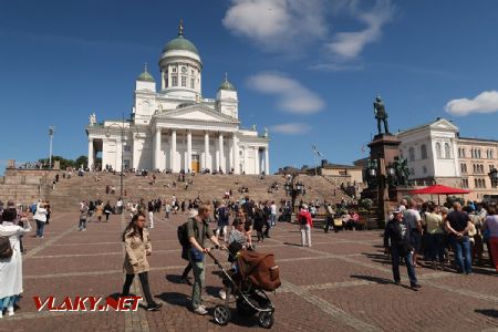 10.07.2019 – Helsinki: evangelická katedrála na náměstí Senaatintori/Senatstorget © Dominik Havel