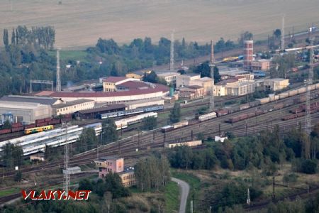 Pohled na nádraží Střed, v pozadí DKV Č. Třebová dne 19.9.2014 © Pavel Stejskal
