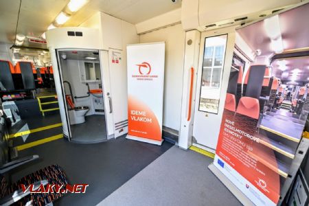 25.06.2020 - RD Vrútky: Nové DMJ spĺňajú štandardy 21. storočia, toalety sú vyhovia cestujúcim so zníženou schopnosťou pohybu © ZSSK