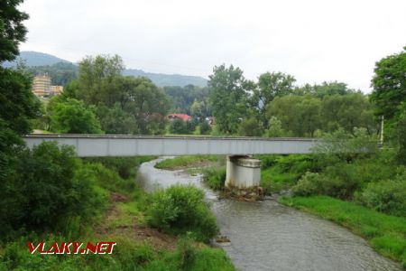 Muszyna, most tratě do Stary Sącz přes řeku Muszynku, 18.7.2020 © Jiří Mazal