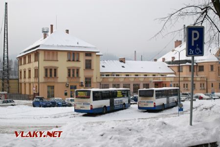 Autobusové nádraží před zahájením prací dne 18.1.2009 © Pavel Stejskal