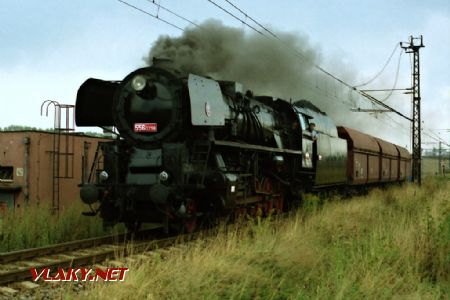 Lokomotiva 556.0298 na kavalkádě dne 26.8.1995 na jižní spojovací koleji © Pavel Stejskal