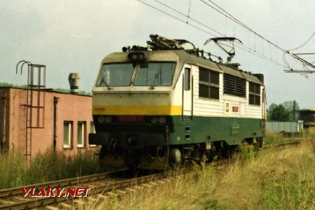 Lokomotiva 150.016 na kavalkádě dne 26.8.1995 na jižní spojovací koleji © Pavel Stejskal