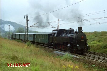 Lokomotiva 524.1110, D.Třebová – Odb.Parník, kavalkáda 27.8.1995 © Pavel Stejskal