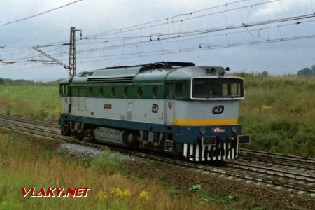 Lokomotiva T 478.3001, D.Třebová – Odb.Parník, kavalkáda 27.8.1995 © Pavel Stejskal