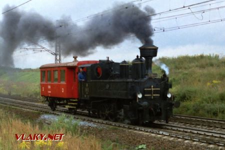 Lokomotiva 310.072, D.Třebová – Odb.Parník, kavalkáda 27.8.1995 © Pavel Stejskal