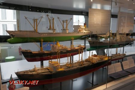 Verkehrsmuseum Dresden, expozice modelů lodí, 13. 4. 2019 © Libor Peltan