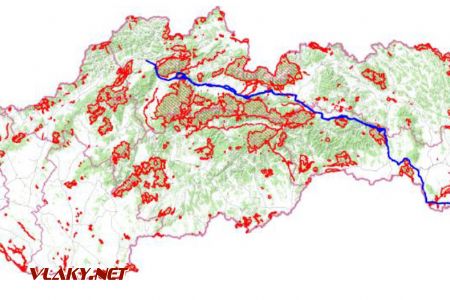 Natura 2000 – chránené územia európskeho významu a trať Žilina – Čierna nad Tisou, A,10 Správa pre etapu 4, str.13