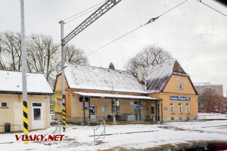 13.01.2021 - Hradec Králové-Slezské Předměstí: výpravní budova © Jiří Řechka