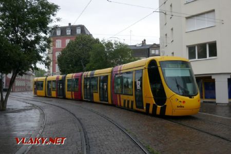 Mulhouse: tramvaj v centru, 14. 8. 2020 © Libor Peltan