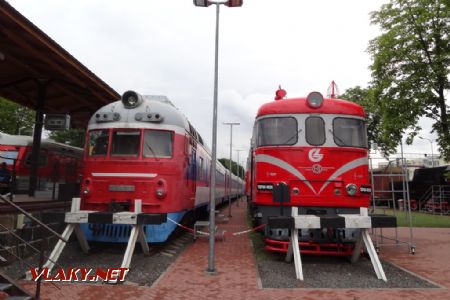 Litevská D1 v železničním muzeu ve Vlniusu, 9.7.2016 © Jiří Mazal