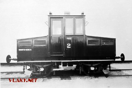 Tovární fotografie lokomotivy Ringhoffer č.2. Sbírka: Pavel Stejskal