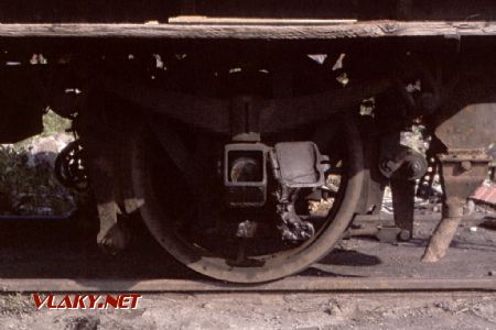 Stav pojezdu lokomotivy v cihelně Pulice 26.07.1984. © Pavel Stejskal