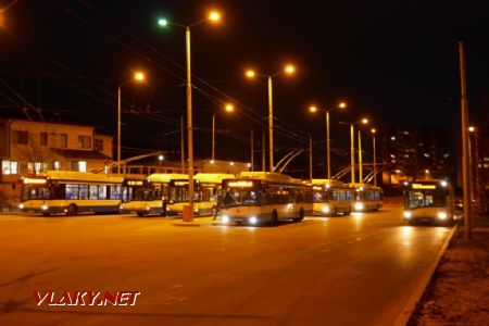 Varna/Vladislavovo: konečná trolejbusů s velkou a živou odstavnou plochou, 29. 3. 2021 © Libor Peltan