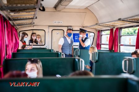 Momentka počas jazdy vlaku; 29.6.2021 (c) KOCR Trnavský kraj