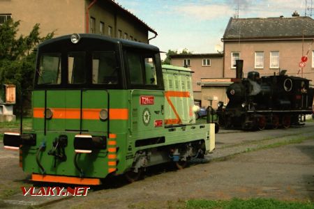 Setkání lokomotiv na vlečce Perla Doudleby nad Orlicí dne 19.9.1998. © Pavel Stejskal