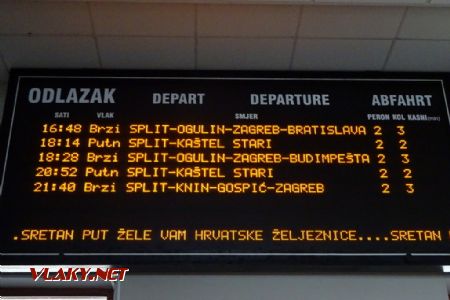 Split, vlaků tu mnoho nejezdí, 10.7.2021 © Jiří Mazal