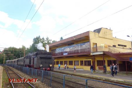Chabówka, zvláštní parní vlak z Kasina Wielka včele s OKz32-2, 28.8.2021 © Jiří Mazal