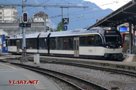 Montreux: Stadler GTW na regionálním spoji MOB, 18. 7. 2021 © Libor Peltan