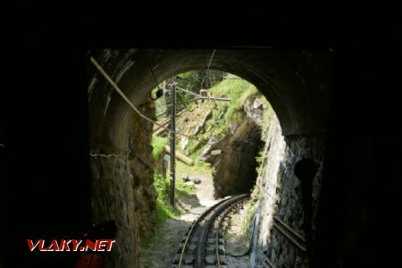 Romantické tunely na Pilatusbahn, 22. 7. 2021 © Libor Peltan