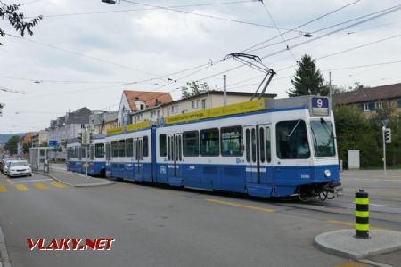 Zürich, Schaufelbergerstrasse: Tram2000, 24. 7. 2021 © Libor Peltan