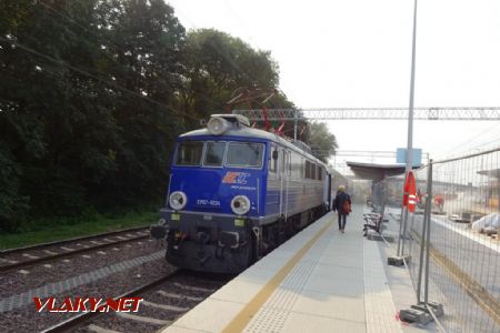 Świnoujście, lokomotiva EP07 na IC do Krakowa, 27.9.2021 © Jiří Mazal
