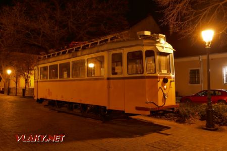 Pécs: pomníková tramvaj upomíná na někdejší provoz, 25. 3. 2022 © Libor Peltan