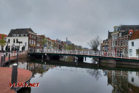 Leiden: Vodní kanál v centru města © Tomáš Kraus, 15.4.2022