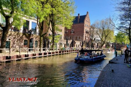 Utrecht: Městský kanál Oudegracht © Tomáš Kraus, 17.4.2022