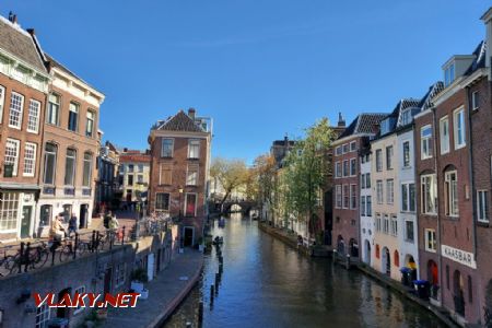 Utrecht: Městský kanál Oudegracht © Tomáš Kraus, 17.4.2022