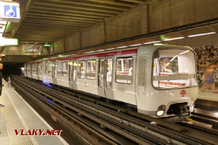Lyon/Gare de Vaise: jednotka MPL 85 automatického metra, 25. 5. 2022 © Libor Peltan