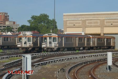 Philadelphia/Fern Rock Yard: soupravy B-IV v depu Broad Street Line, 30. 7. 2022 © Libor Peltan