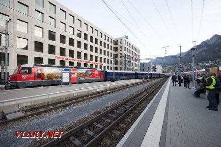 29.10.2022 – Úplne posledný, salónny vlak do Predy pre 150 pozvaných, Chur © Tomáš Votava