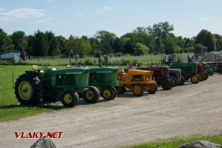 Woodstock: výstavka traktorů u venkovské farmy, 26. 7. 2022 © Libor Peltan