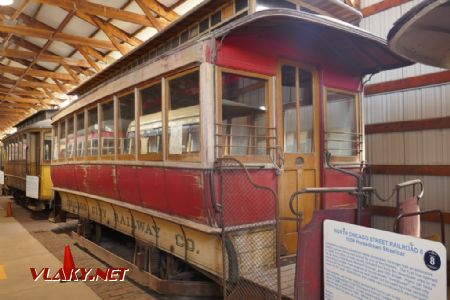 Illinois Railway Museum: replika(?) Cable Caru zhotovená roku 1930, 26. 7. 2022 © Libor Peltan