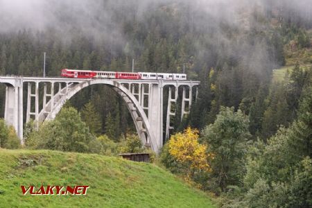 Langwies, vlak na viaduktu, 29.9.2022, © Tomáš Kraus