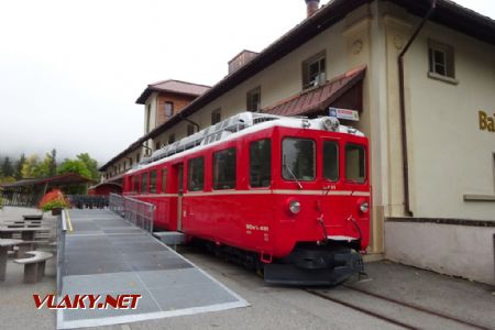Železniční muzeum Albula, vůz BDe 4/4 491, 29.9.2022, © Jiří Mazal